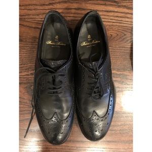 Men’s Brooks Brothers Leather Wingtip Oxfords